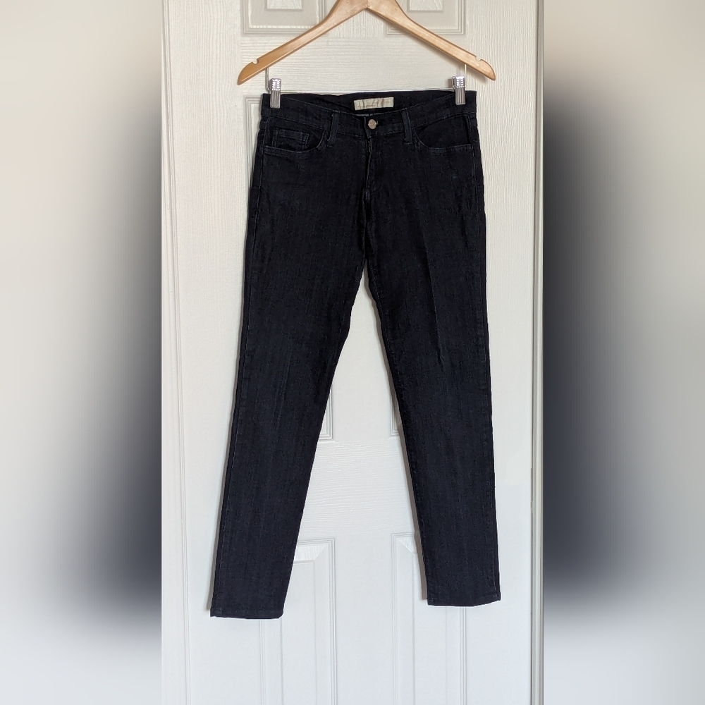 Flying Monkey Women's (Size 7) Stretch Skinny Jeans in Dark Blue